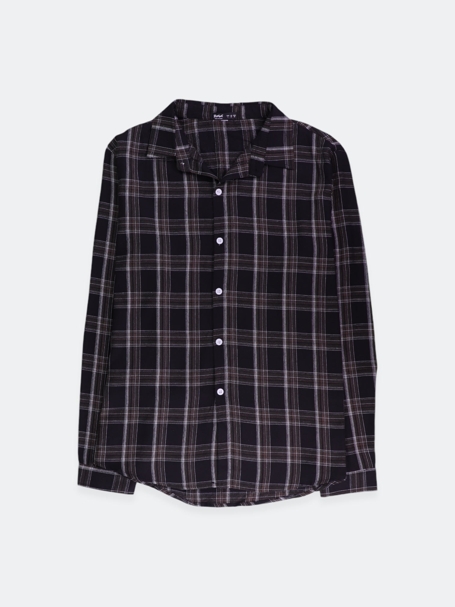 Camisa Plaid Types - Hombre - Large