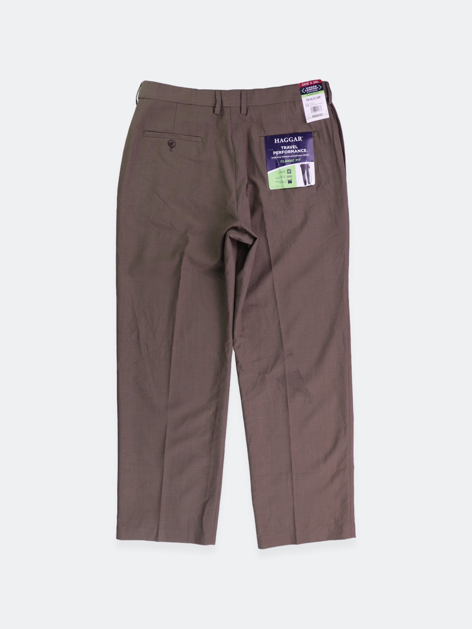 haggar Pantalon Regular Fit Casual - Hombre - 34x29